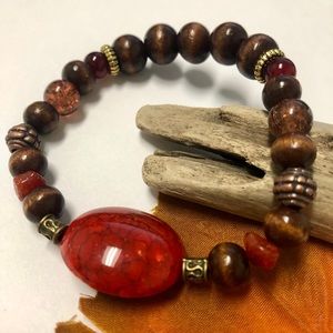 Brown & Red Bracelet